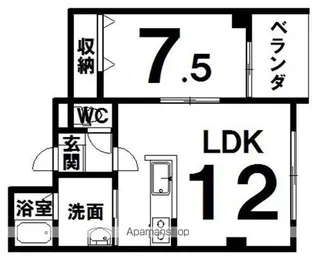 EXCEL(エクセル)【7階】の間取り